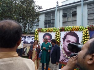 Rudraprasad and Swatilekha at the Nandikar Theater Festival