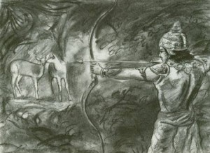 Pandu Hunts the Deer Couple.